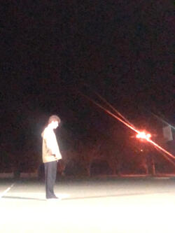 a surreal depiction of the artist's mind, lonely and austere.